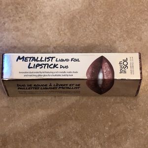 Metal list Liquid Foil Lipstick Duo